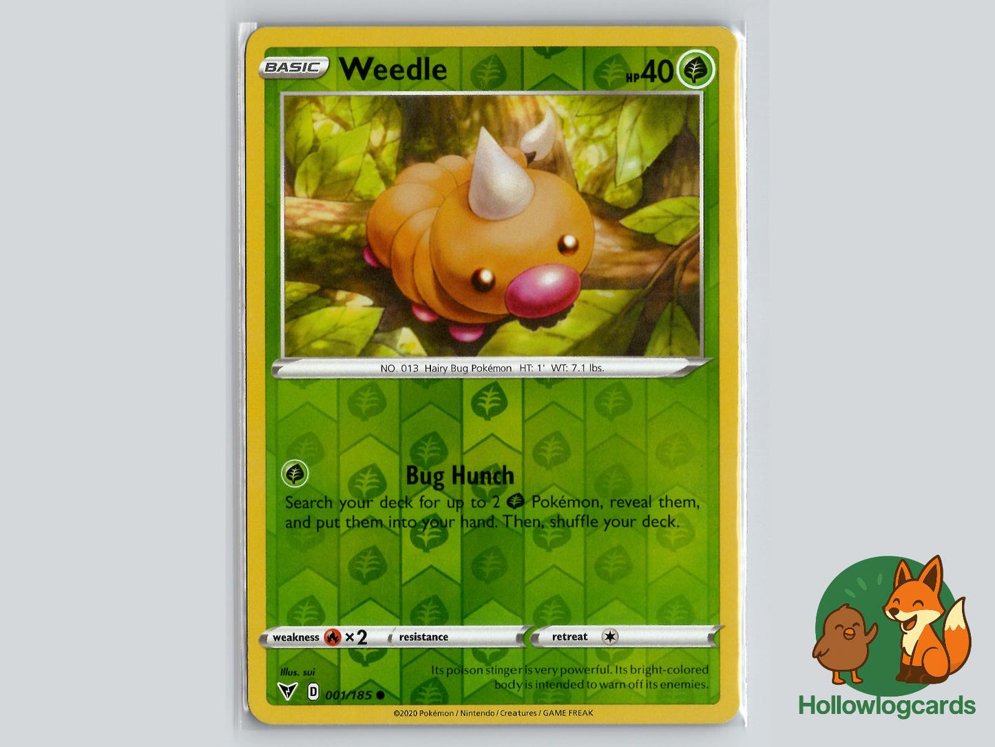 Weedle (001/185) - Vivid Voltage Pokémon Card