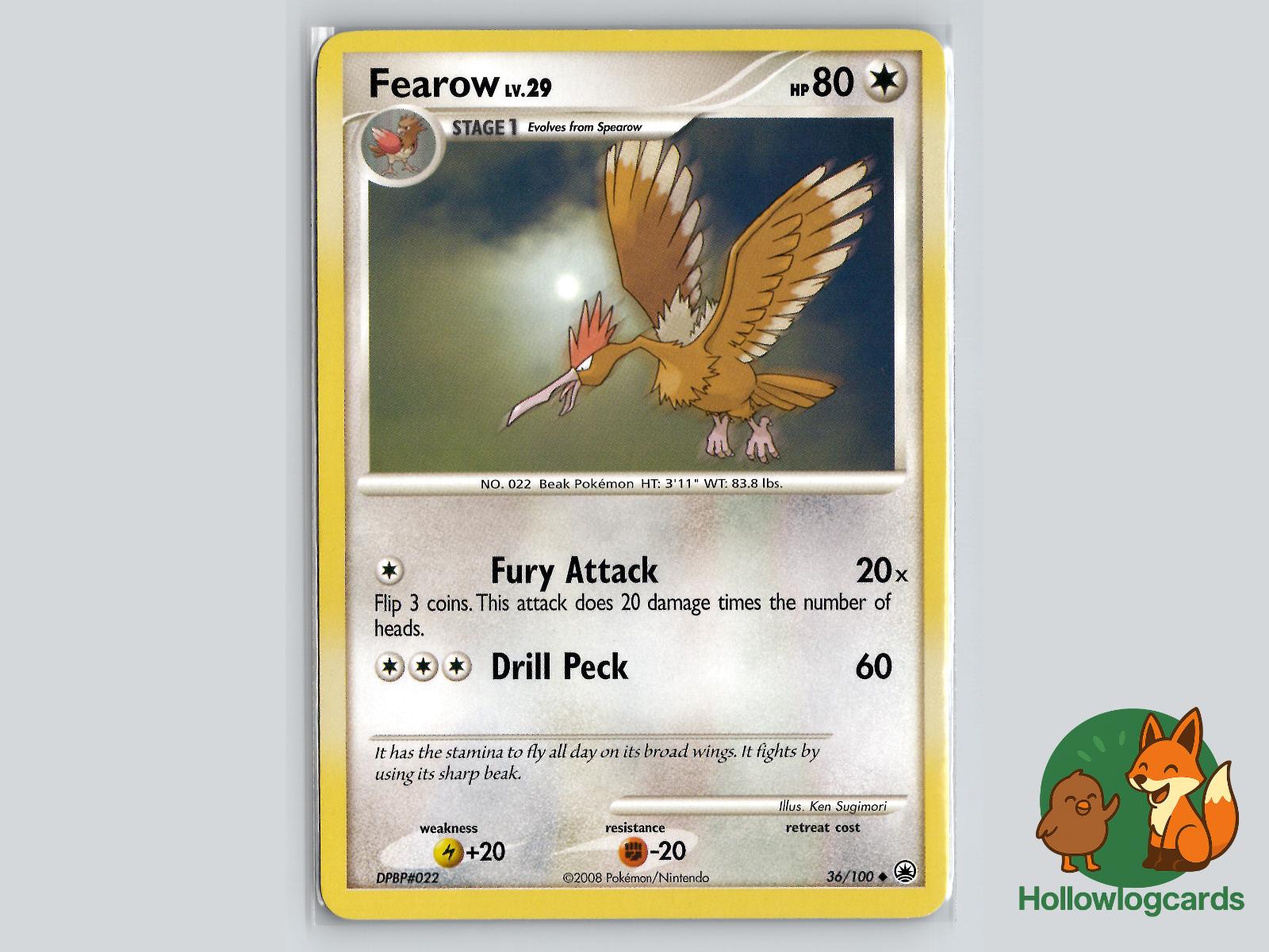 Fearow (36/100) - Majestic Dawn Pokémon Card