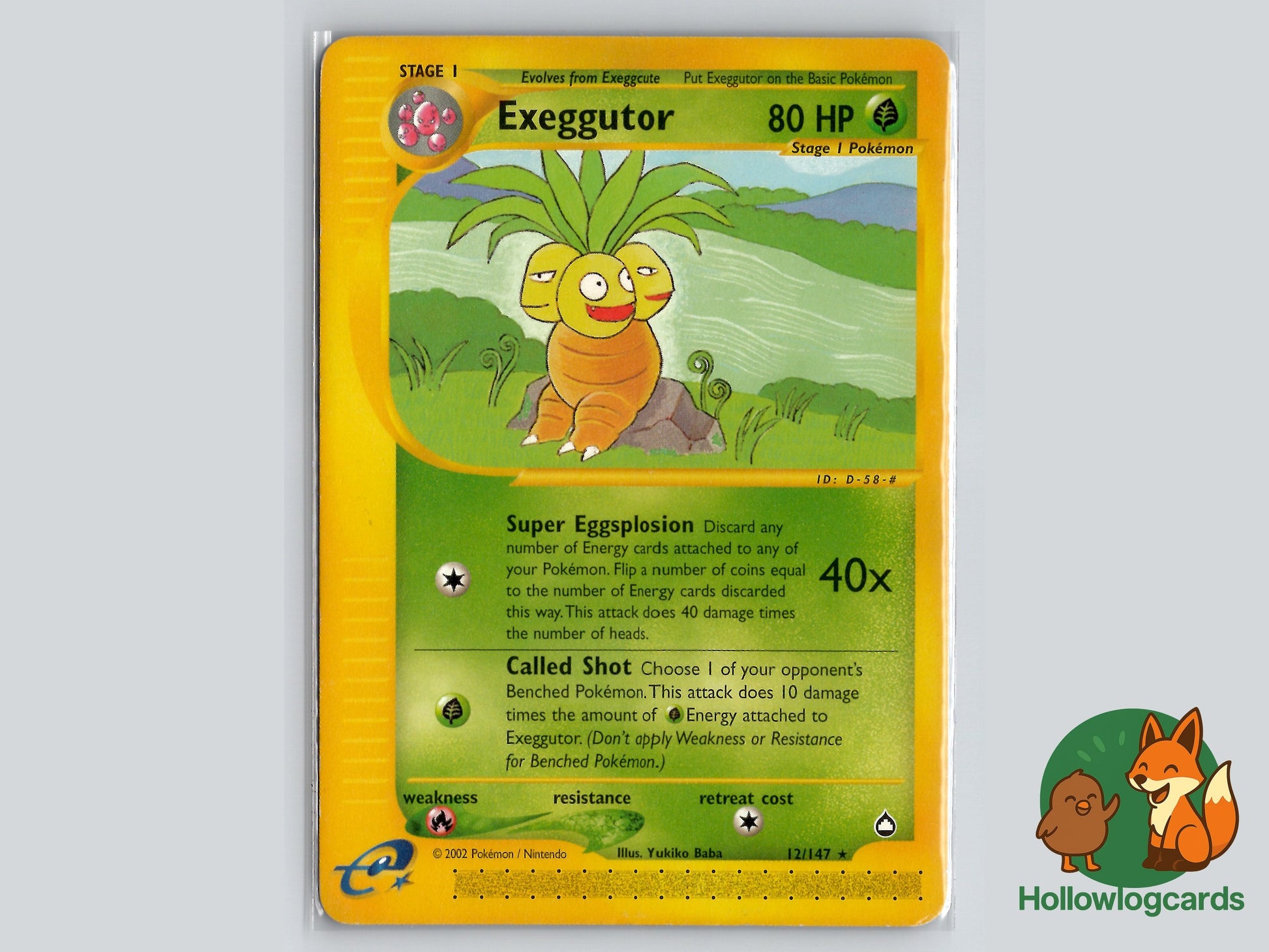 Image of Exeggutor Aquapolis (AQ) #12