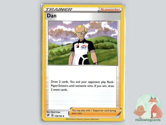 Dan (158/192) - Rebel Clash Pokémon Card