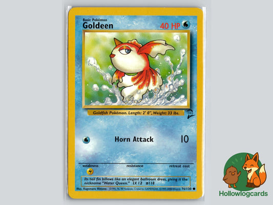 Goldeen (76/130) - Base Set 2 Pokémon Card