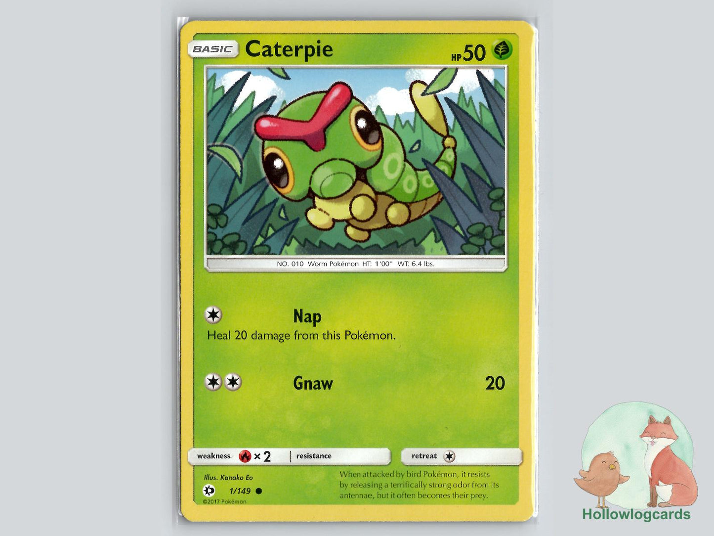 Caterpie (1/149) - Base Pokémon Card