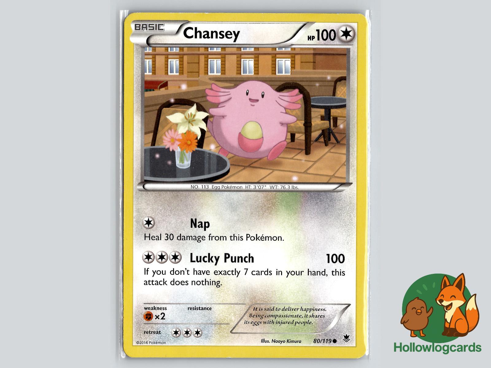 Chansey (80/119) - Phantom Forces Pokémon Card