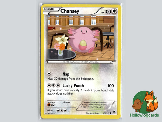 Chansey (80/119) - Phantom Forces Pokémon Card