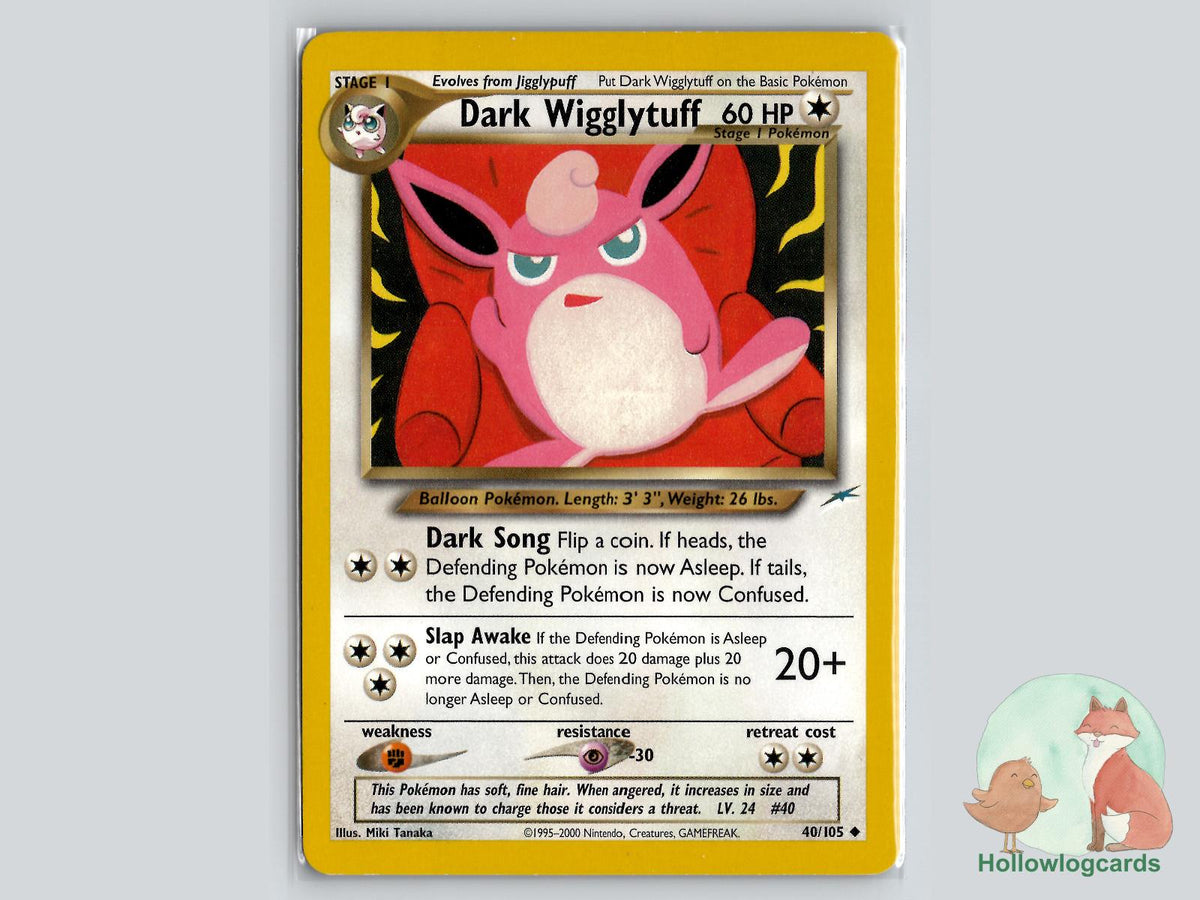 Dark Wigglytuff (40/105) - Neo Destiny Pokémon Card