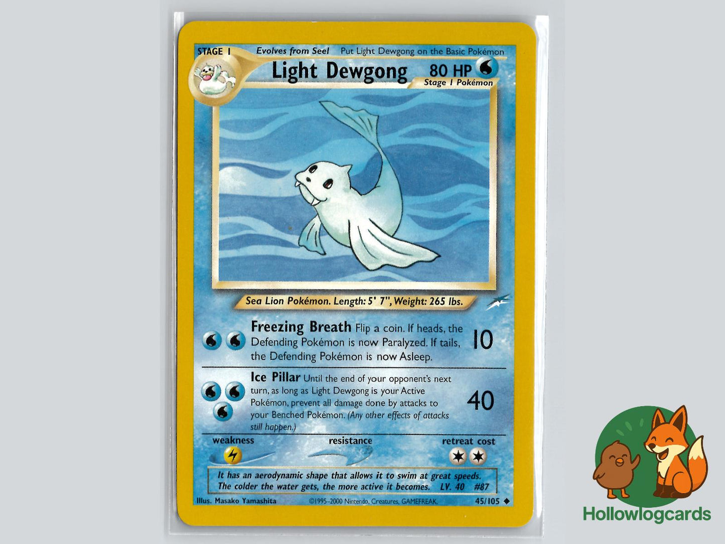 Light Dewgong (45/105) - Neo Destiny Pokémon Card