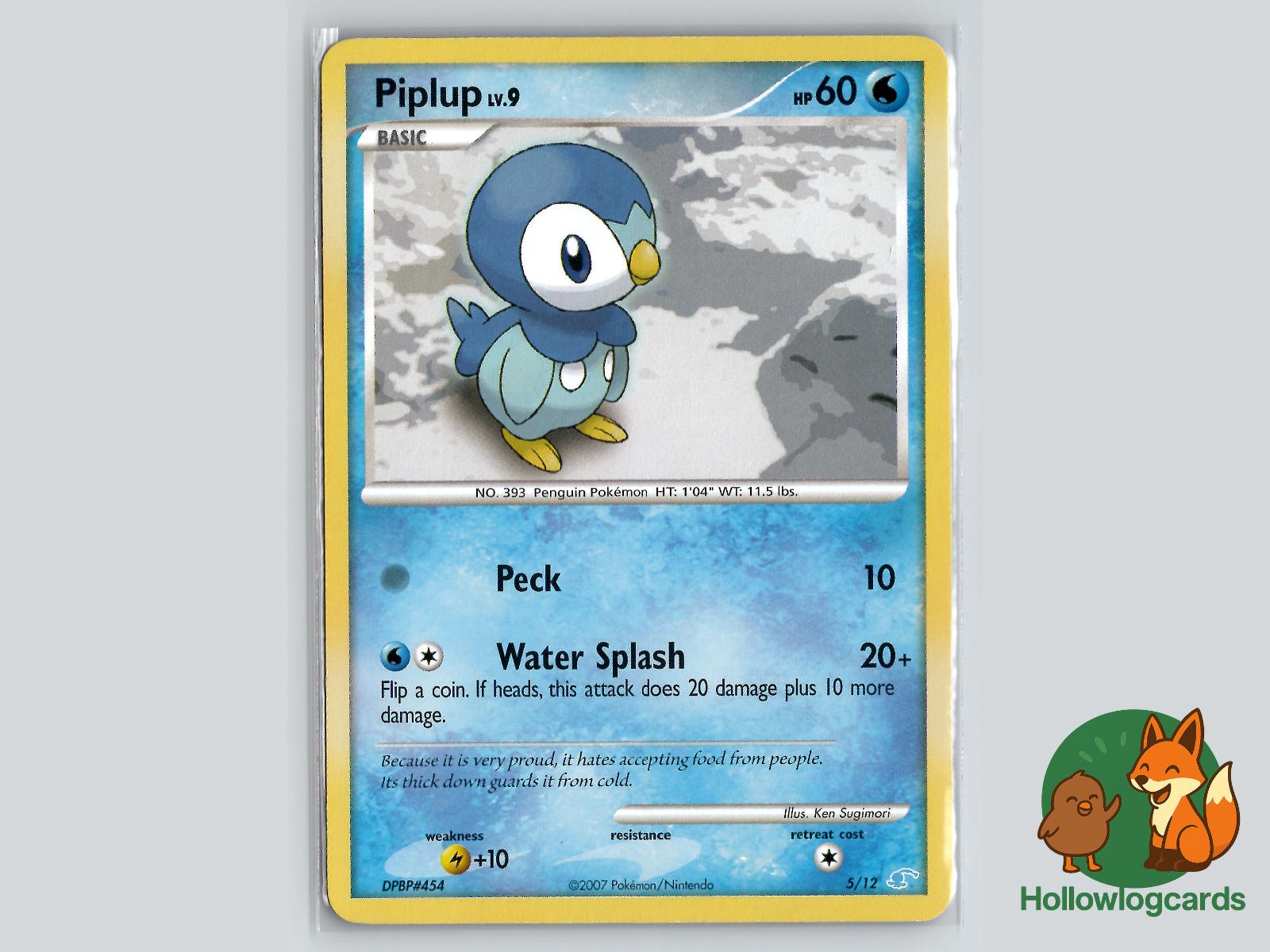 Piplup (5/12) Pokémon Card