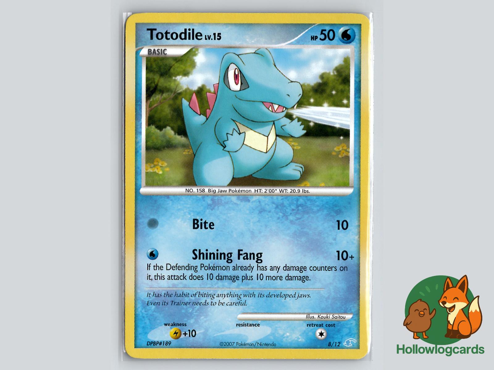 Totodile (8/12) Pokémon Card