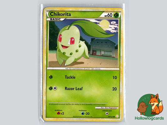 Chikorita (59/123) - HeartGold & SoulSilver Pokémon Card
