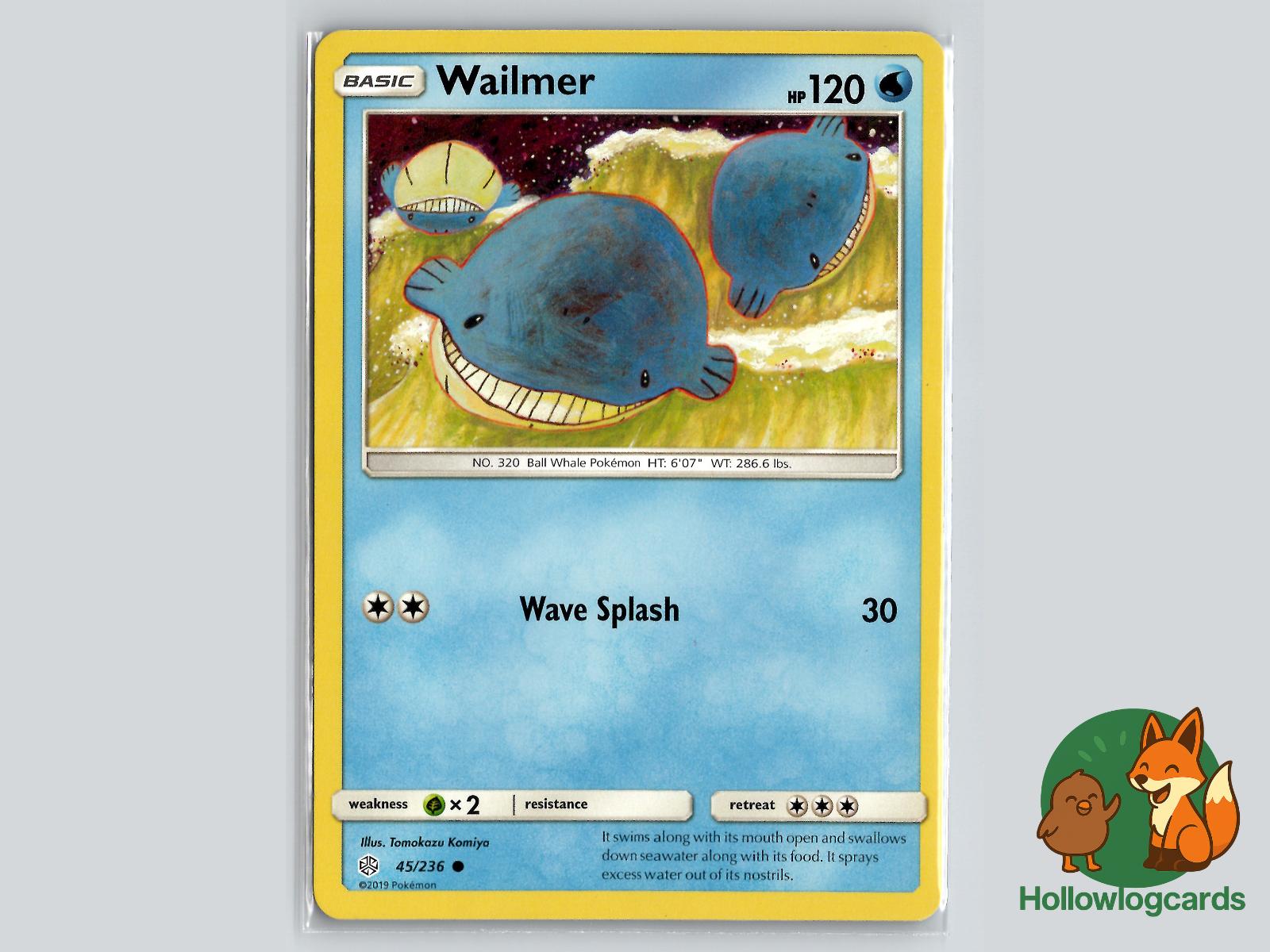 Wailmer (45/236) - Cosmic Eclipse Pokémon Card