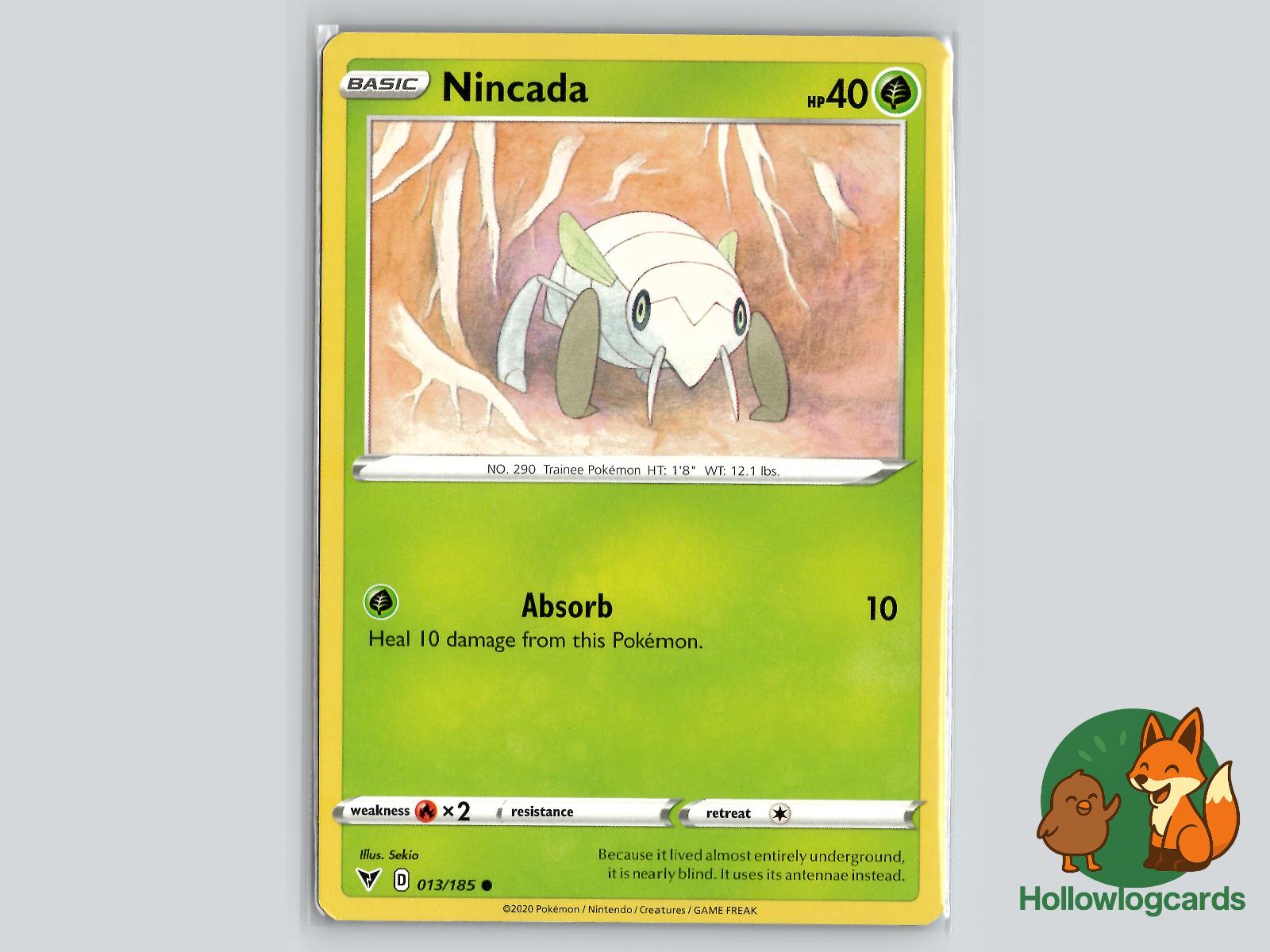 Nincada (013/185) - Vivid Voltage Pokémon Card