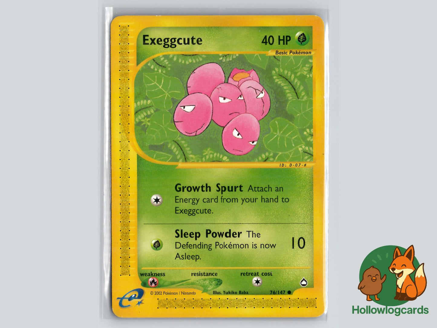 Exeggcute (76/147) - Aquapolis Pokémon Card
