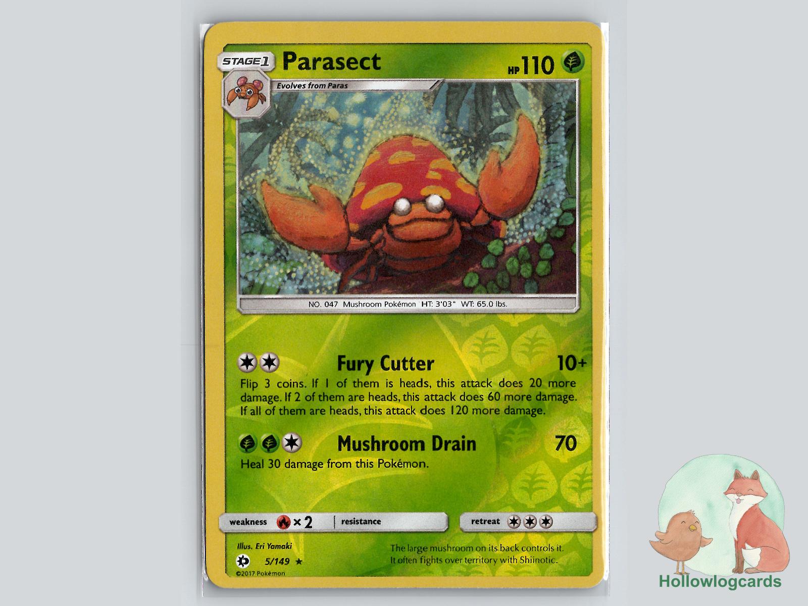 Parasect (5/149) - Base Pokémon Card