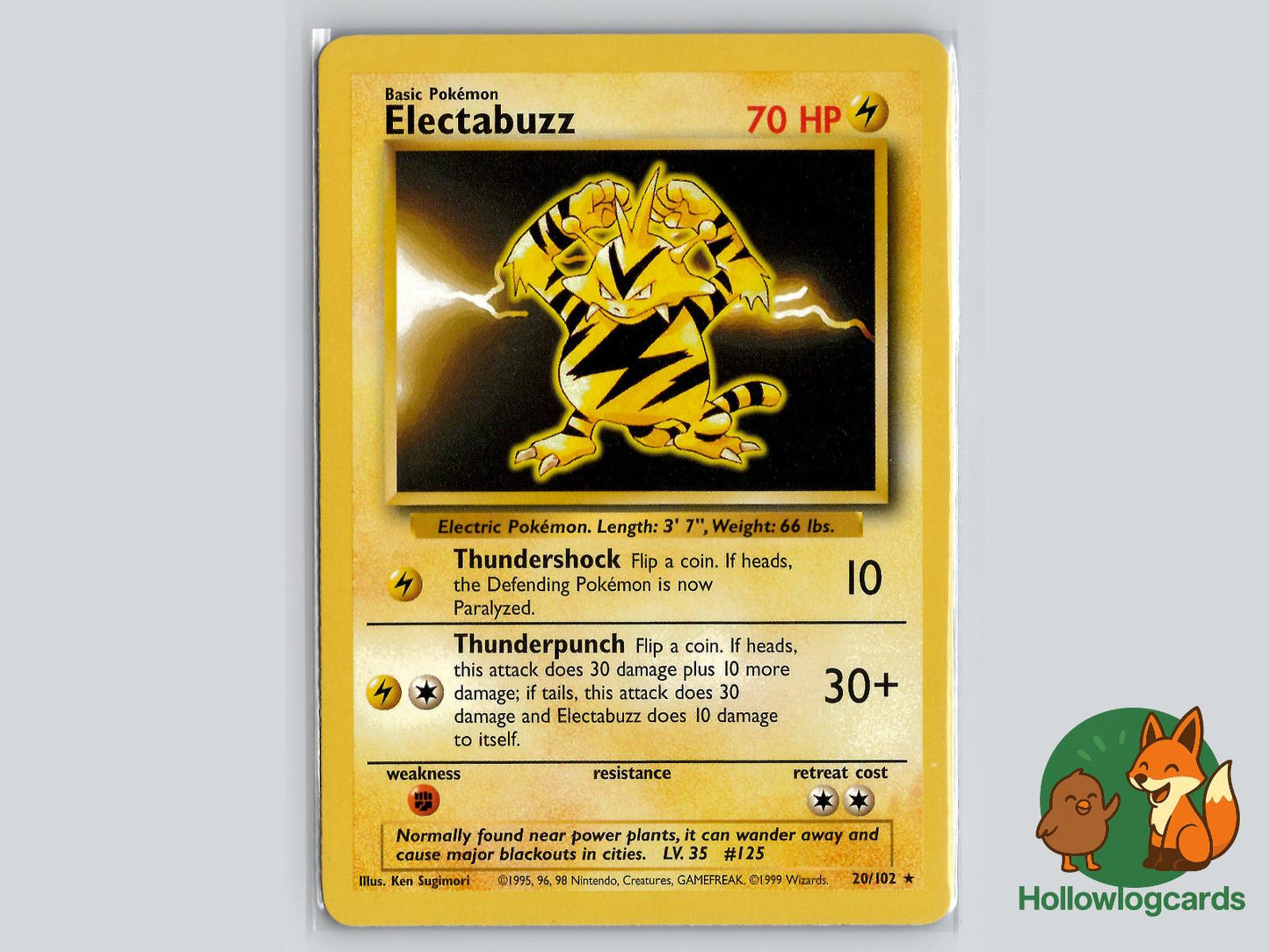 Electabuzz (20/102) - Base Pokémon Card