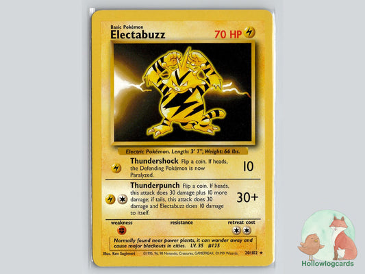 Electabuzz (20/102) - Base Pokémon Card