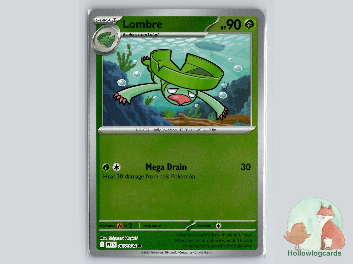 Lombre (006/094) - Phantasmal Flames Pokémon Card