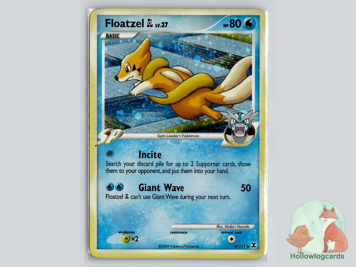 Floatzel GL (4/111) - Rising Rivals Pokémon Card