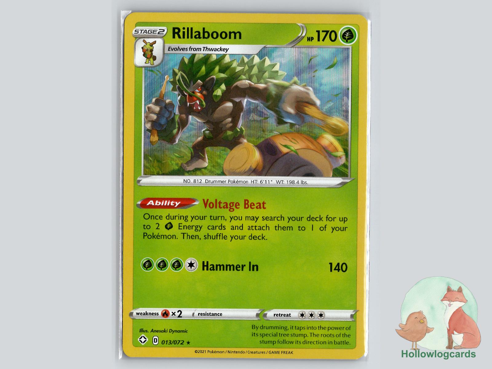 Rillaboom (013/072) - Shining Fates Pokémon Card