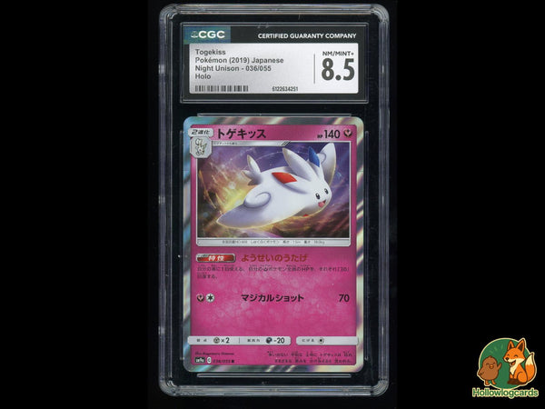 Graded Togekiss (036/055) Night Unison - Jap CGC  8.5