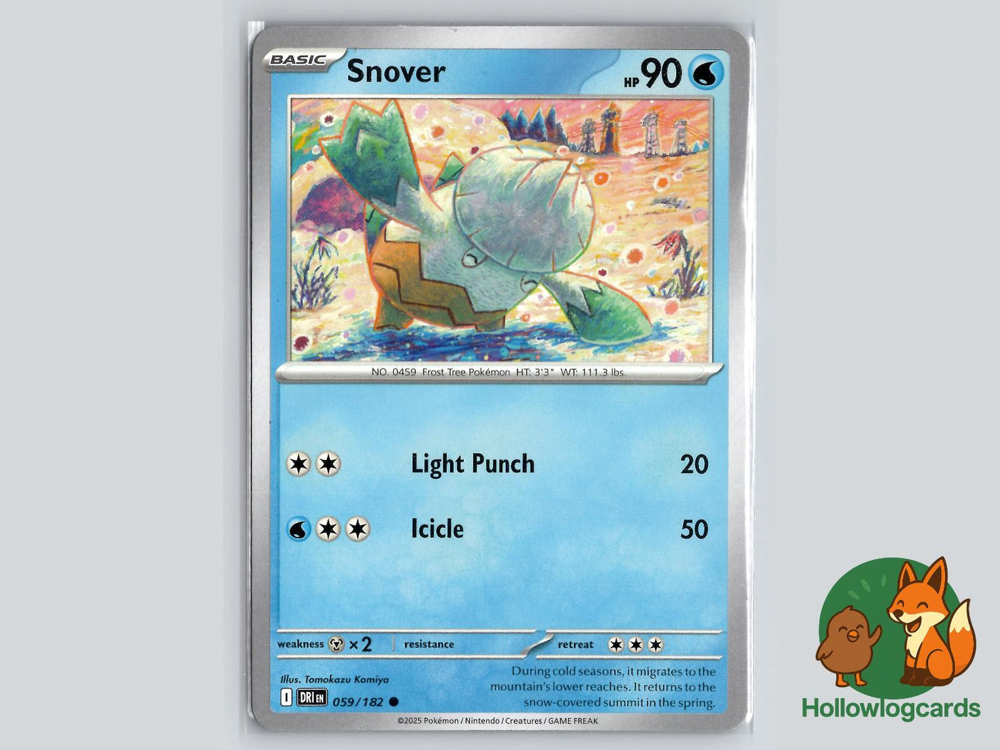 Snover (059/182) - Destined Rivals Pokémon Card
