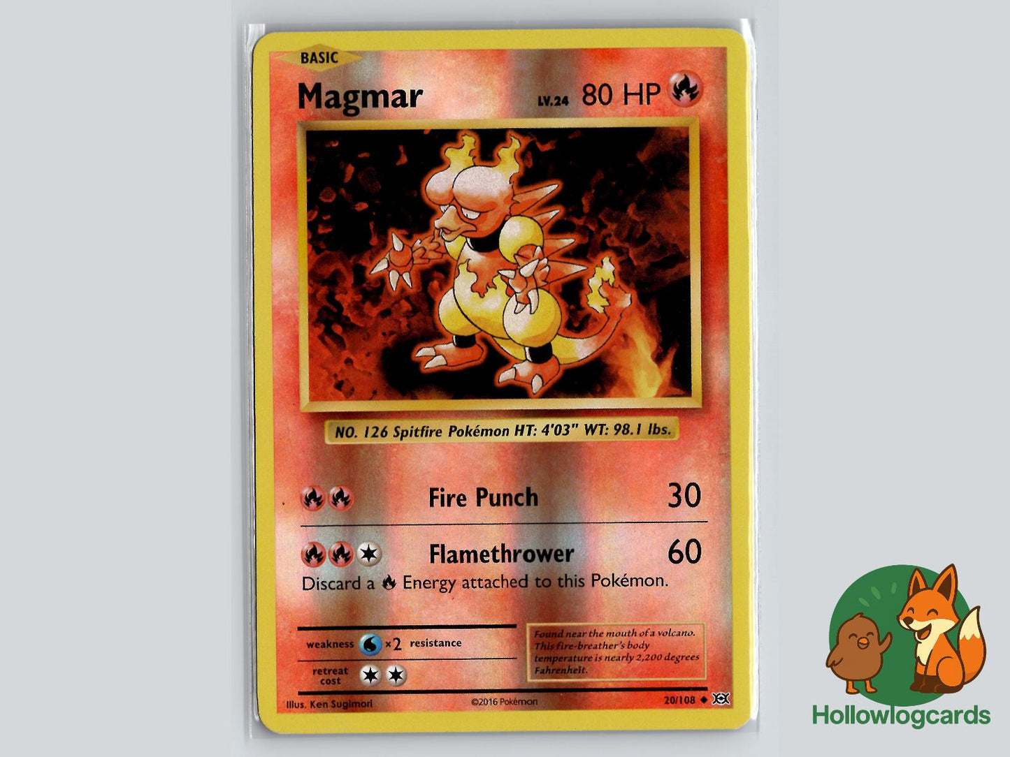 Magmar (20/108) - Evolutions Pokémon Card