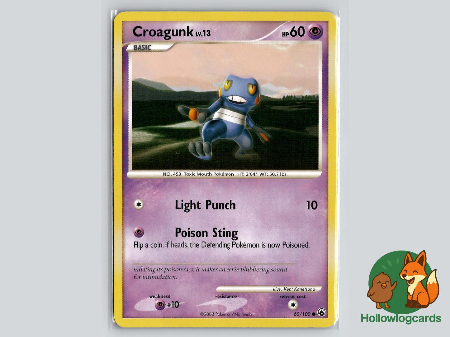 Croagunk (60/100) - Majestic Dawn Pokémon Card