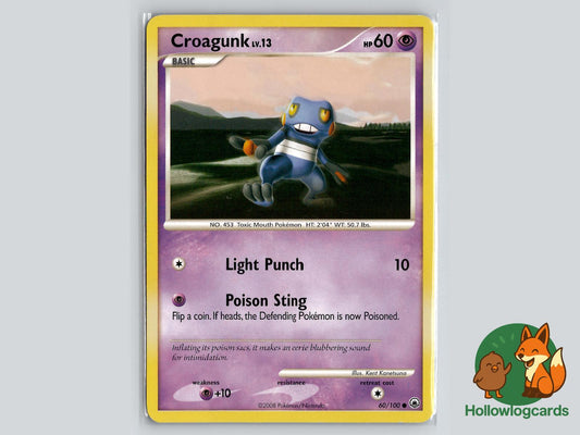 Croagunk (60/100) - Majestic Dawn Pokémon Card