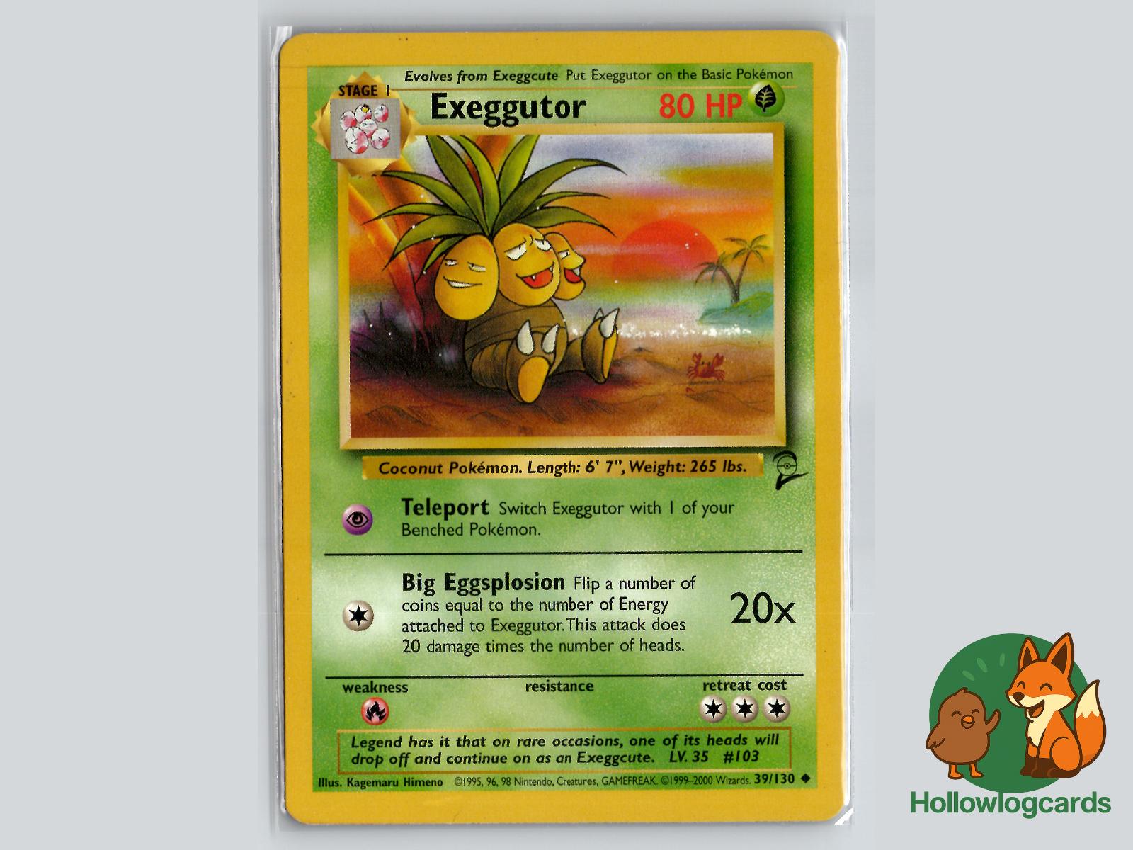 Exeggutor (39/130) - Base Set 2 Pokémon Card