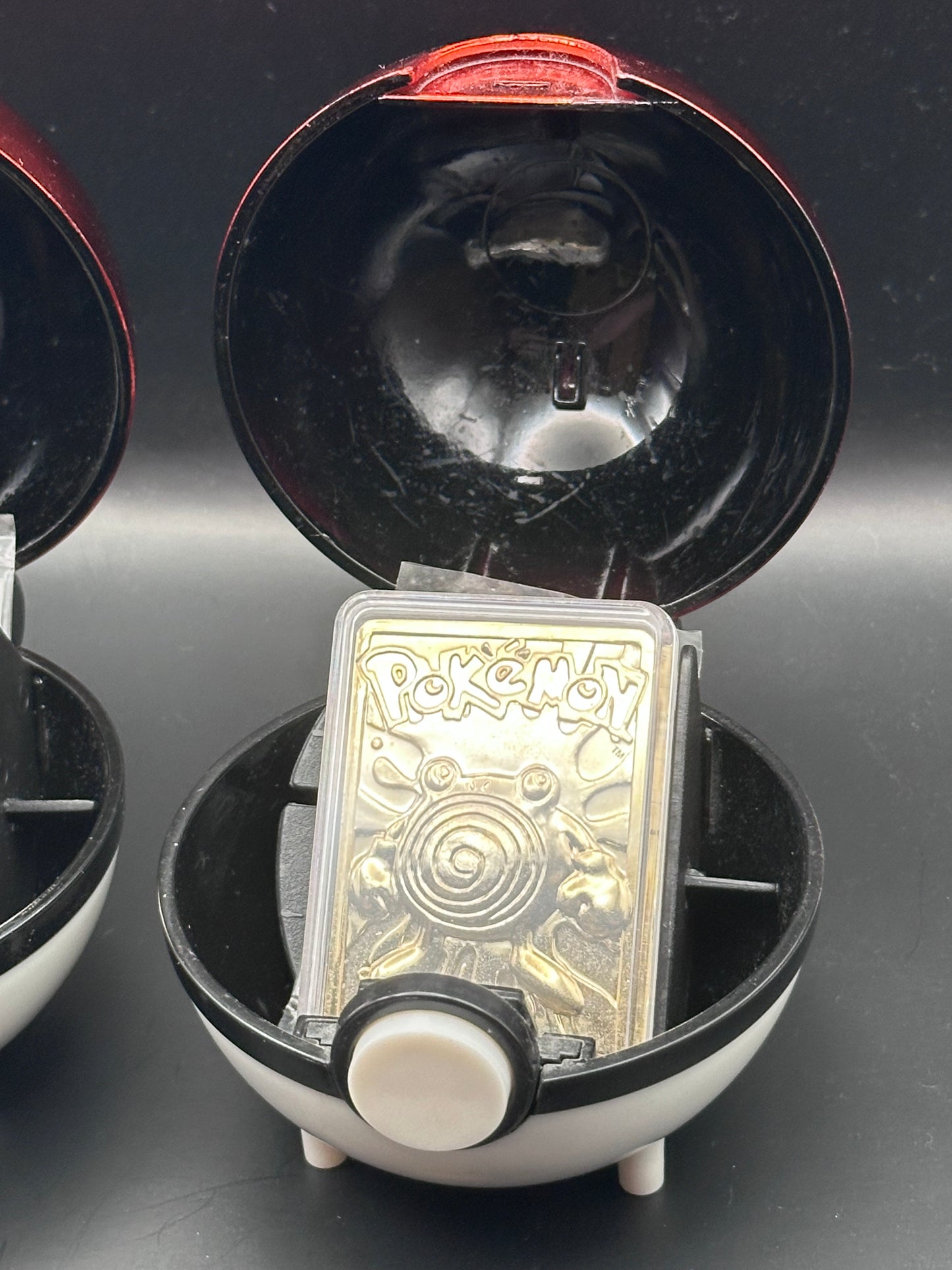 23k Gold-Plated cards with Pokeballs and certificates