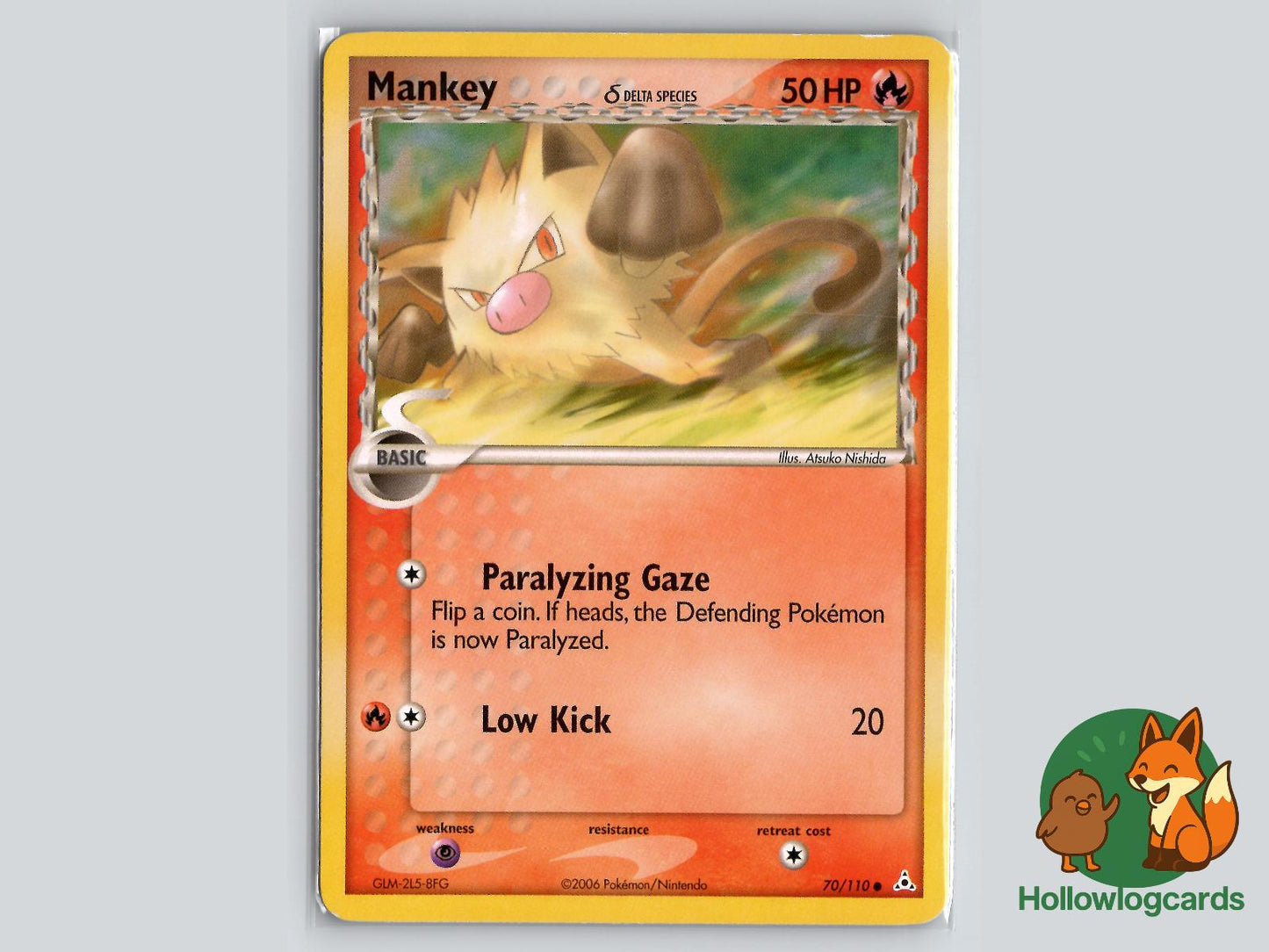 Mankey (70/110) - Holon Phantoms Pokémon Card