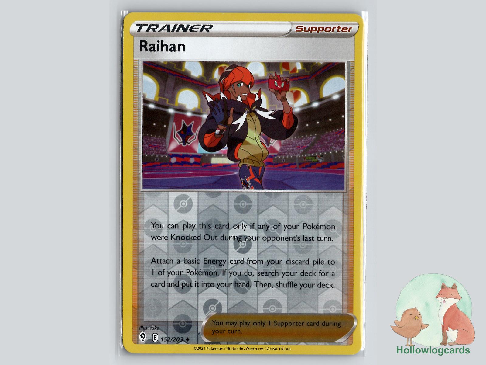 Raihan (152/203) - Evolving Skies Pokémon Card