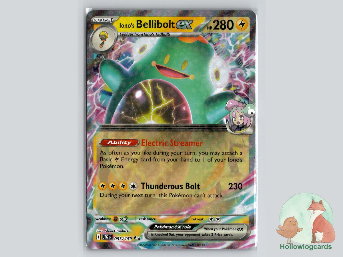 Iono's Bellibolt ex (053/159) - Journey Together Pokémon Card
