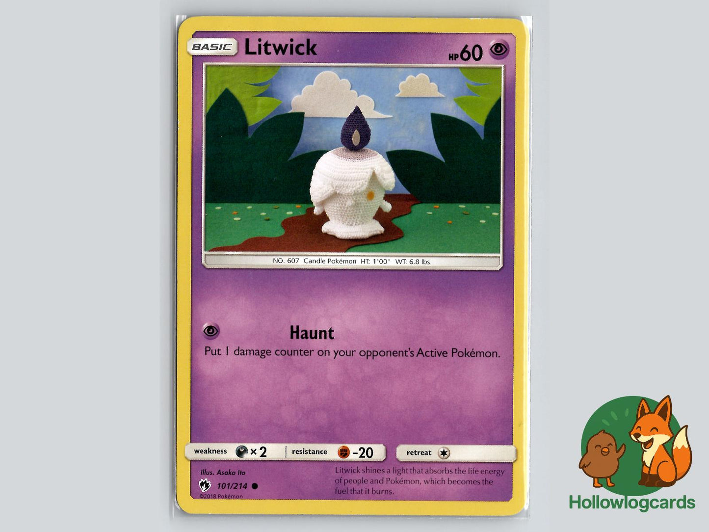 Litwick (101/214) - Lost Thunder Pokémon Card
