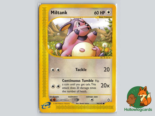Miltank (94/147) - Aquapolis Pokémon Card