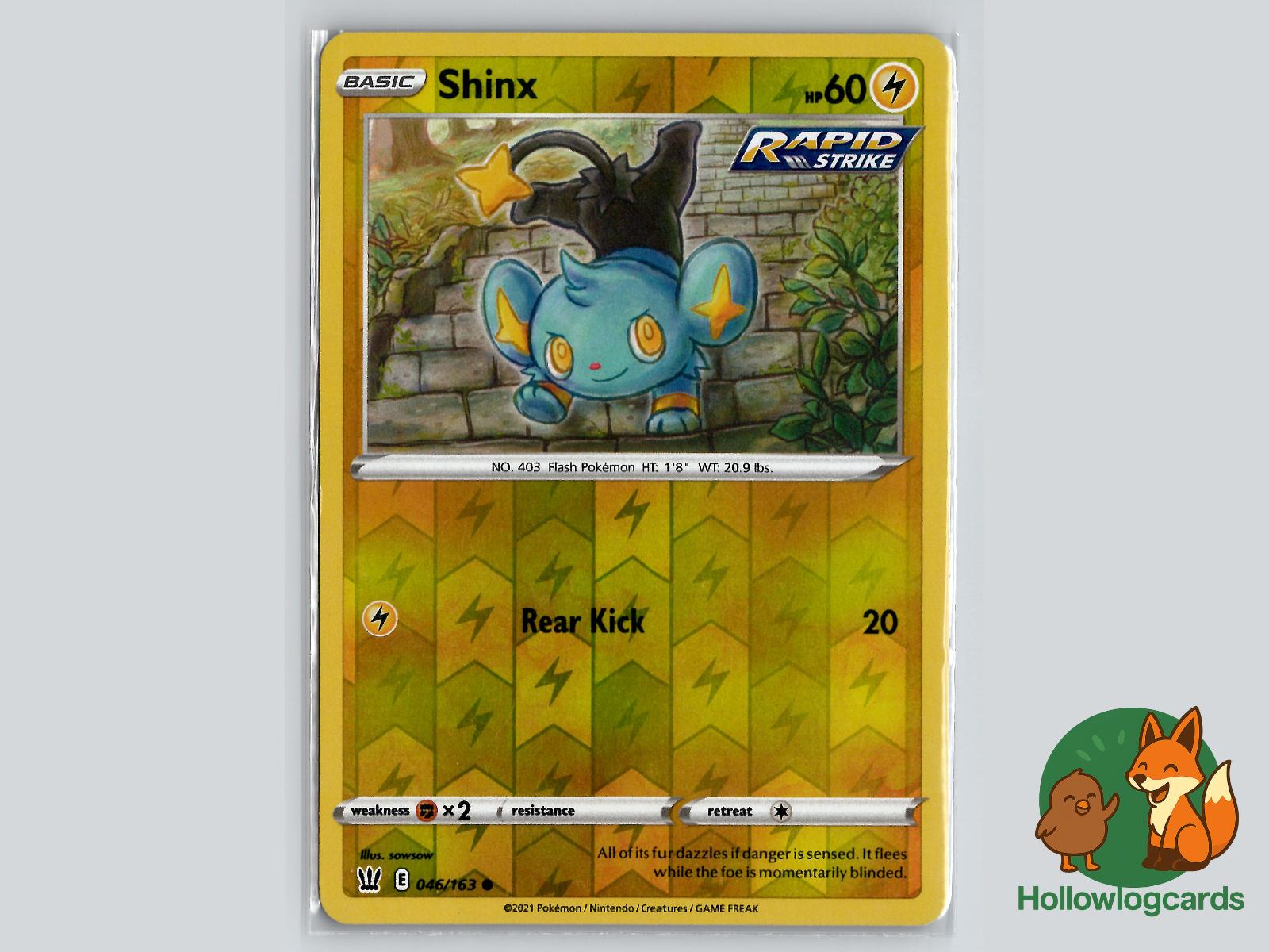 Shinx (046/163) - Battle Styles Pokémon Card