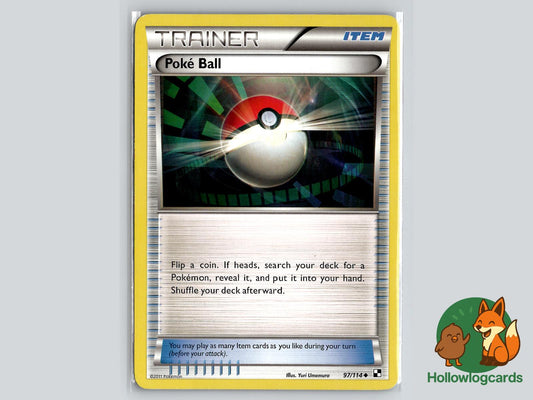 Poke Ball (97/114) - Black & White Pokémon Card