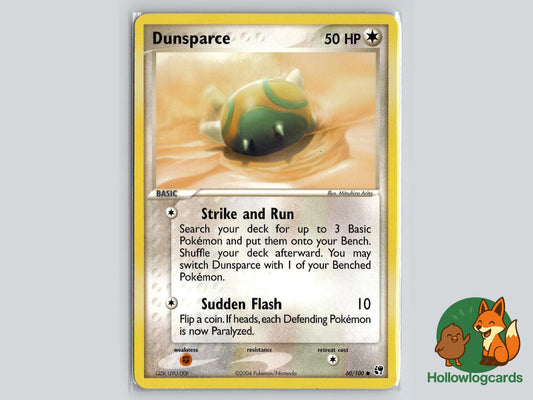 Dunsparce (60/100) - Sandstorm Pokémon Card