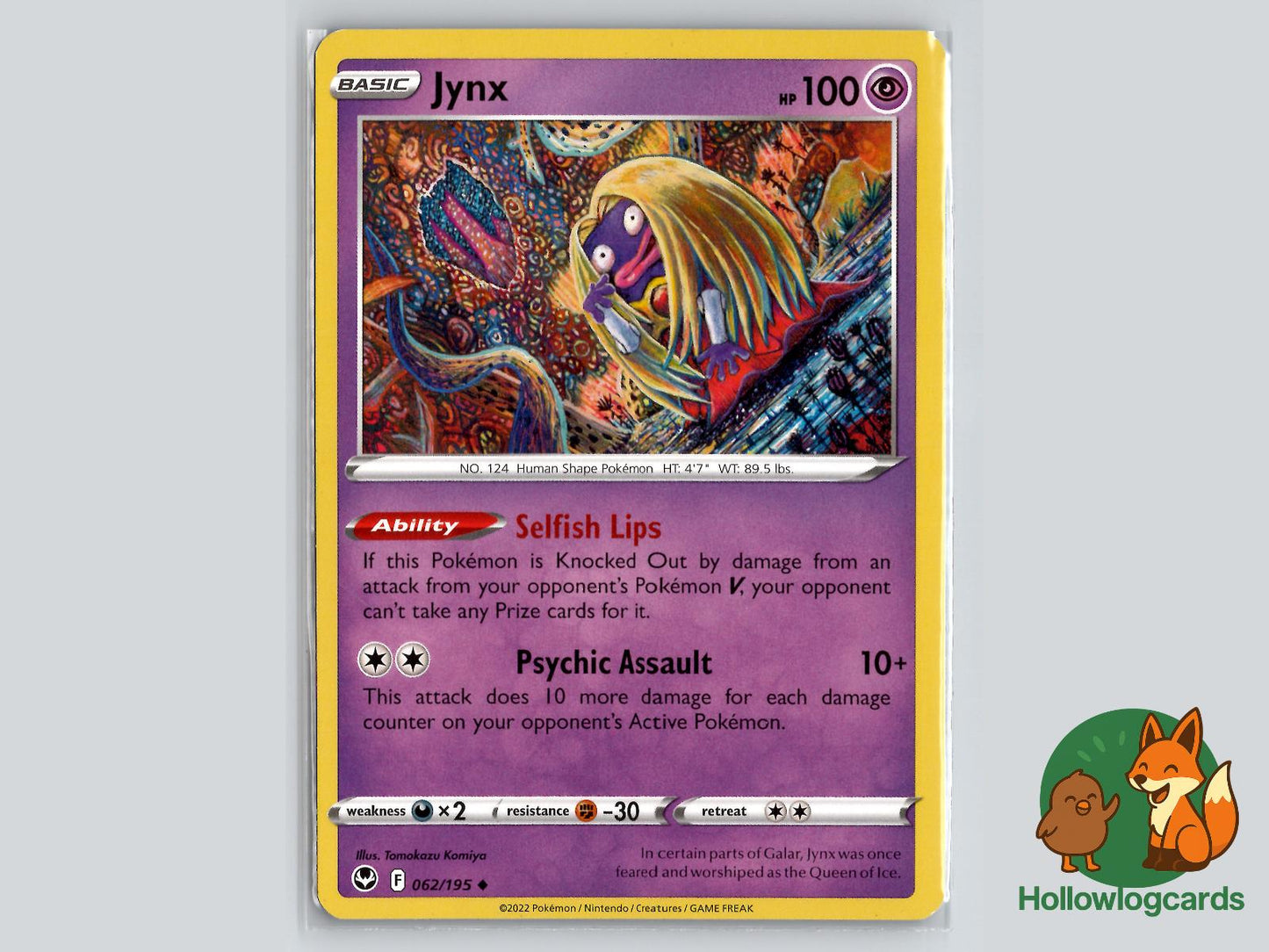 Jynx (062/195) - Silver Tempest Pokémon Card