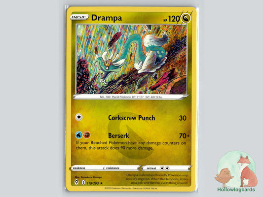 Drampa (119/203) - Evolving Skies Pokémon Card