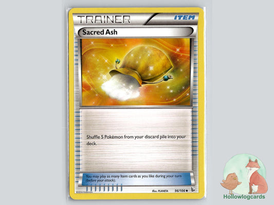 Sacred Ash (96/106) - Flashfire Pokémon Card