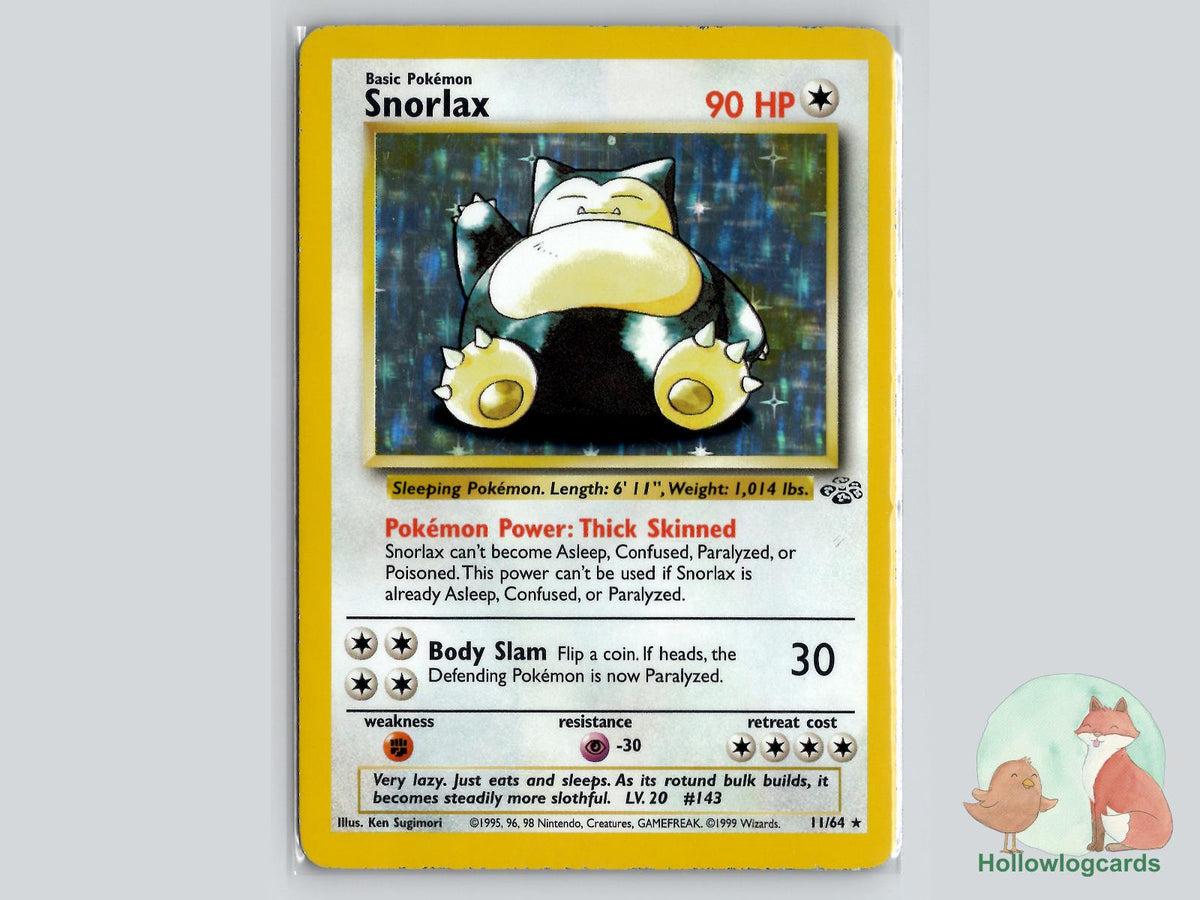 Snorlax (11/64) - Jungle Pokémon Card