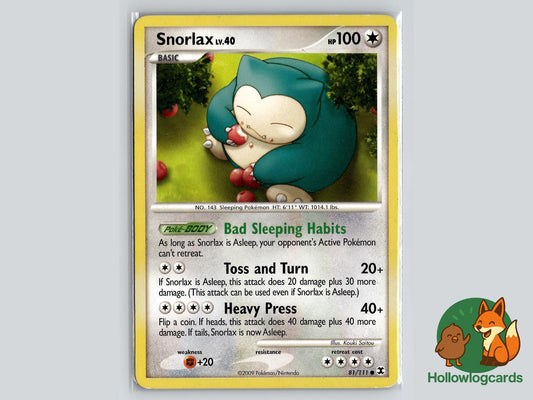 Snorlax (81/111) - Rising Rivals Pokémon Card