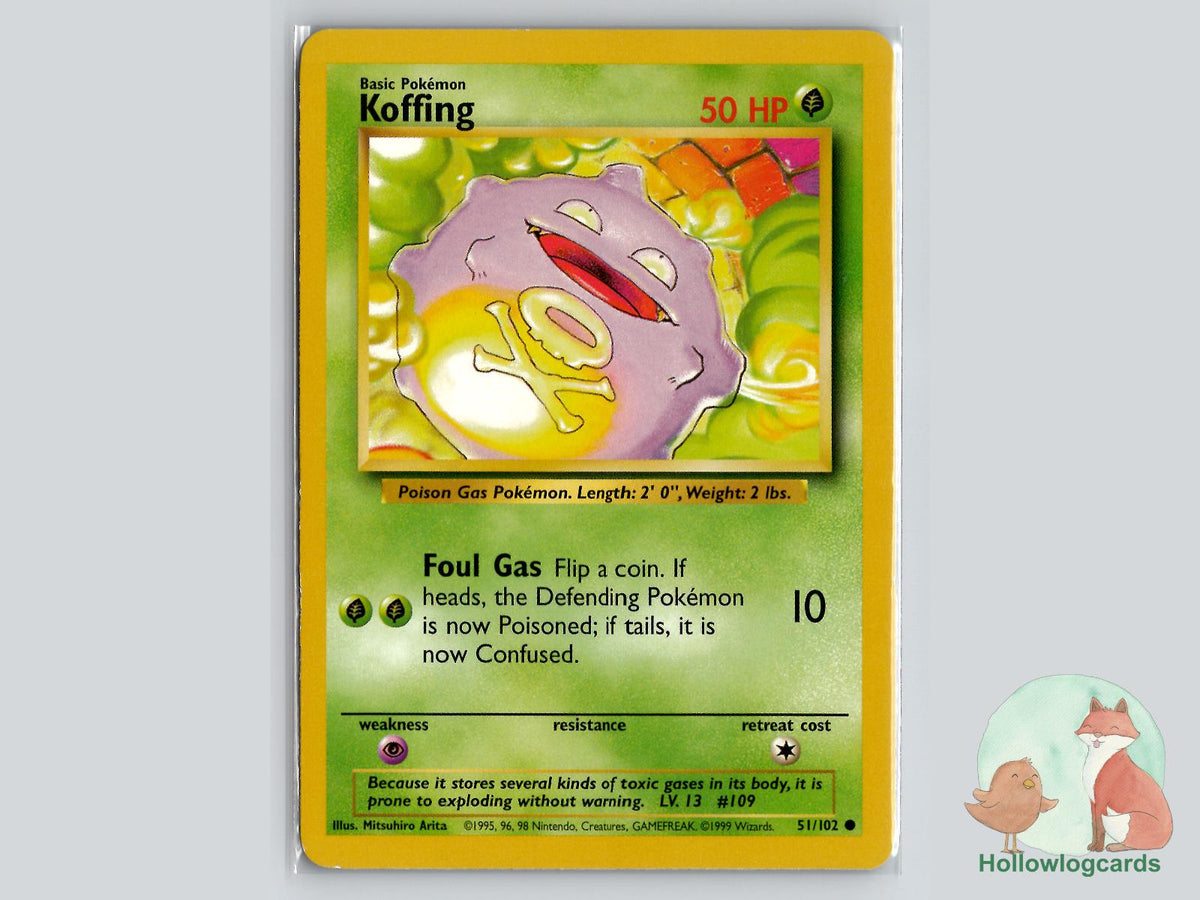 Koffing (51/102) - Base Pokémon Card