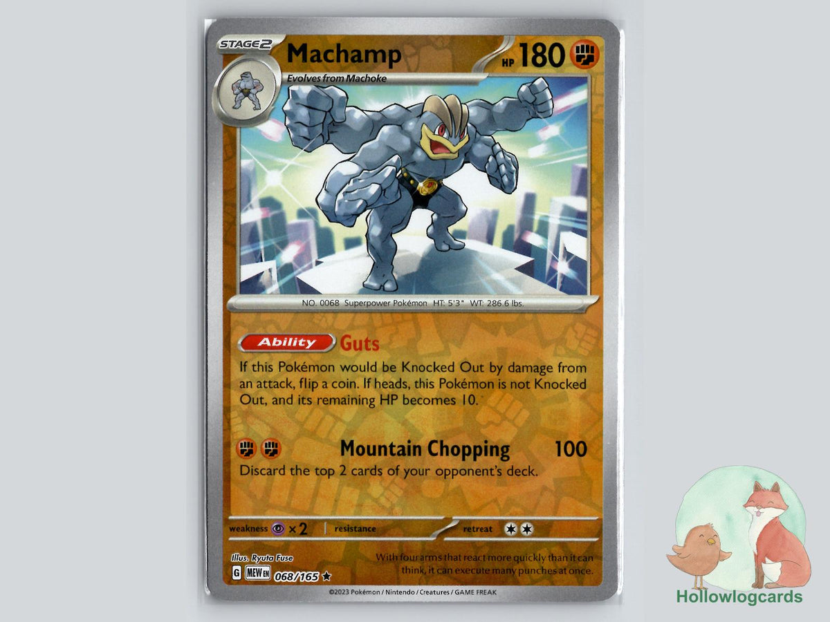 Machamp (068/165) - 151 Pokémon Card