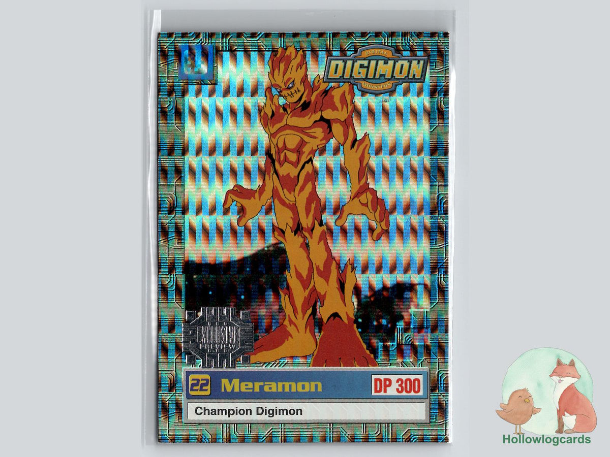 Meramon (24/34) 1999 Upper Deck Digimon card