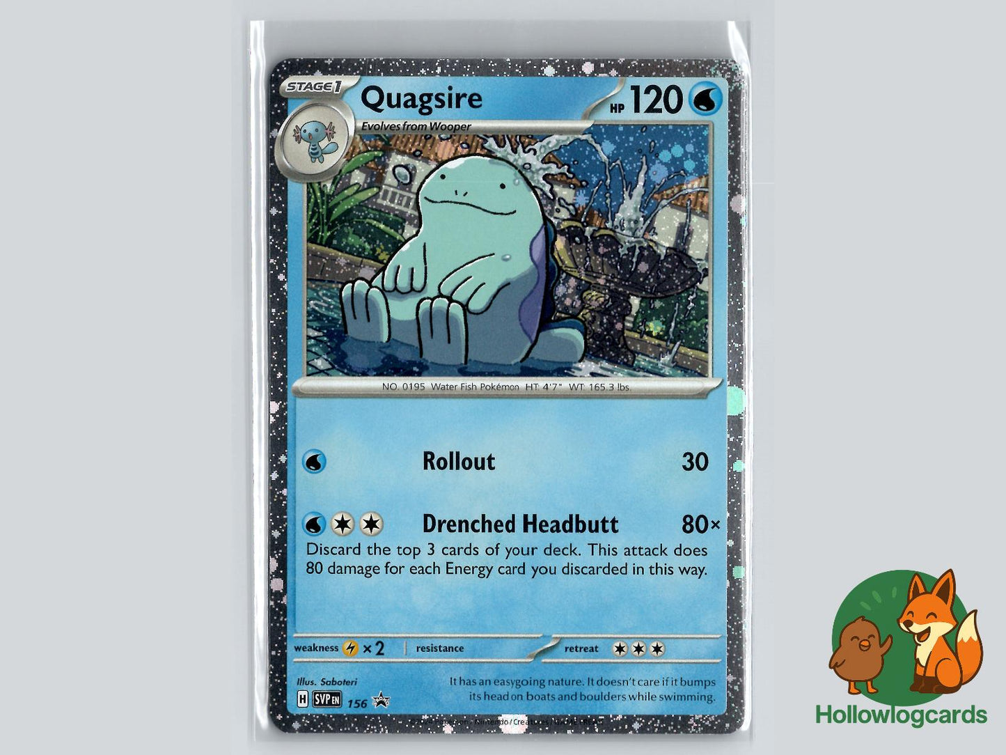 Quagsire (156) - Scarlet & Violet Pokémon Card