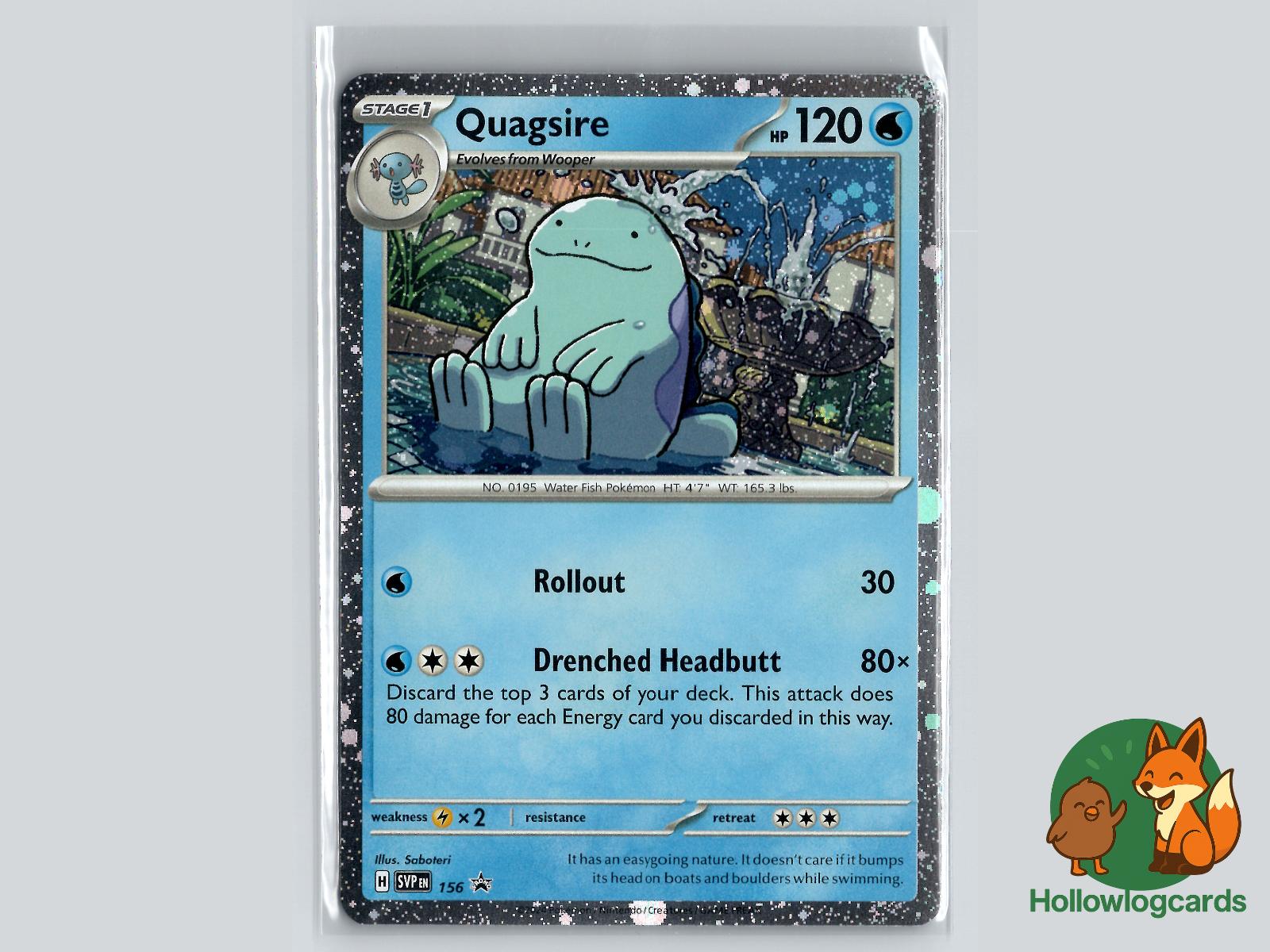 Quagsire (156) - Scarlet & Violet Pokémon Card