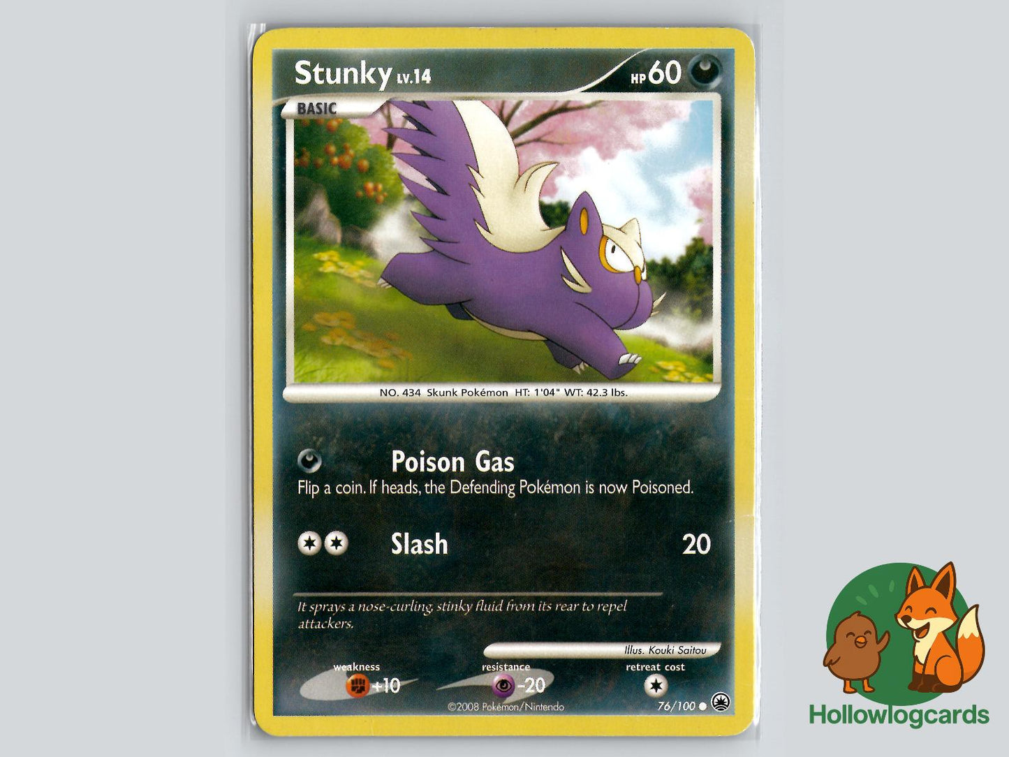 Stunky (76/100) - Majestic Dawn Pokémon Card