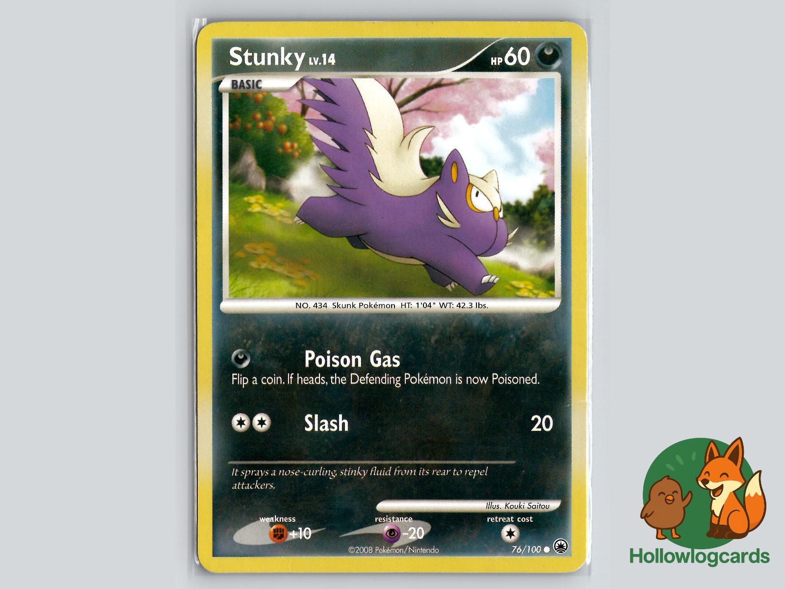 Stunky (76/100) - Majestic Dawn Pokémon Card