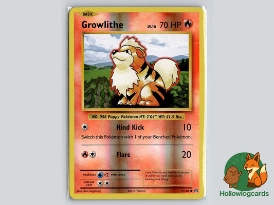 Growlithe (17/108) - Evolutions Pokémon Card